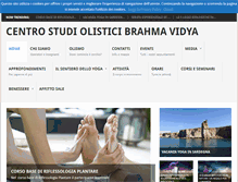 Tablet Screenshot of brahmavidya-web.com